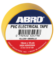 Tape electrico 3/4"x30'(10yd) et-912 abro amarillo