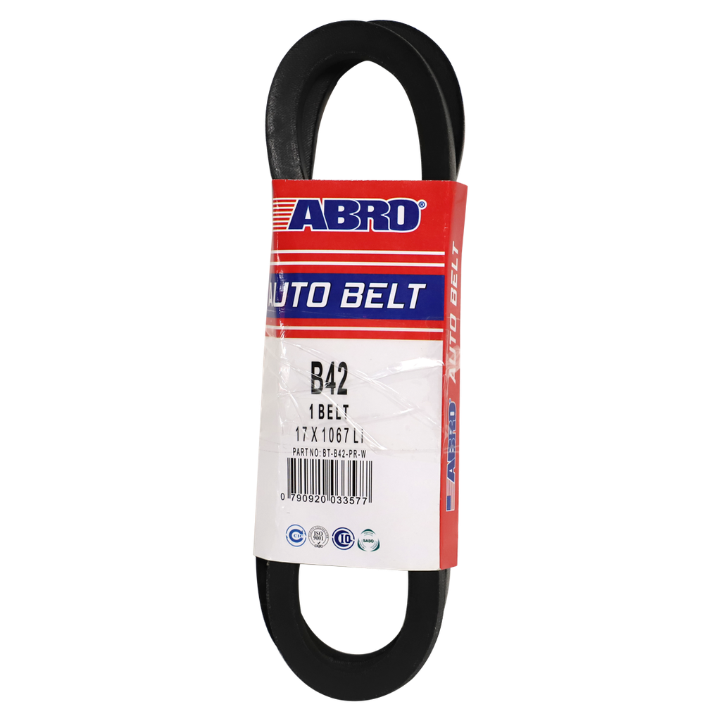 Banda de hule para carro b-42 abro bt-b42-pr-w negra