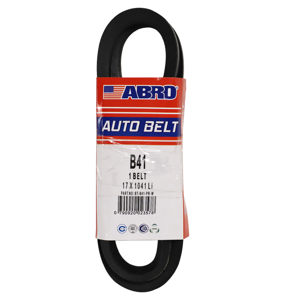 Banda de hule para carro b-41 abro bt-b41-pr-w negra