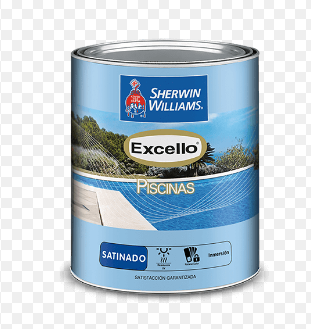 Pintura para piscina 1/4-galon a5l25 sherwin williams azul cristal