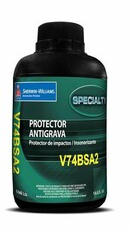 Pintura protector anti-grava 1/4-galon sherwin williams negro