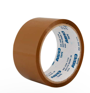 Tape avana con codigo de barra 2"x50yd abro cafe