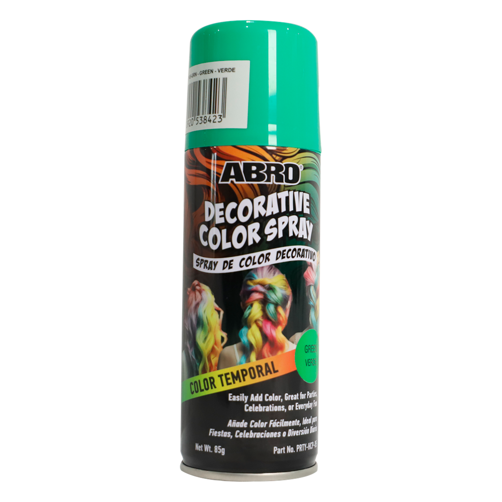 Pintura en spray para cabello abro hcp85 verde