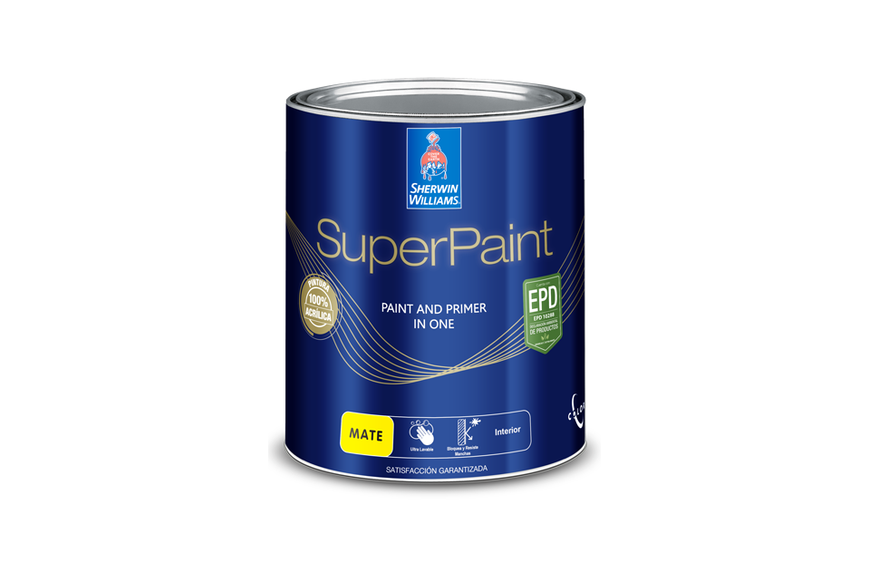 Base super paint latex interior 1-galon sherwin williams extra blanco