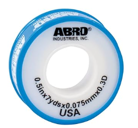 Cinta de teflon 3/4"x50mtx0.1mm abro blanco
