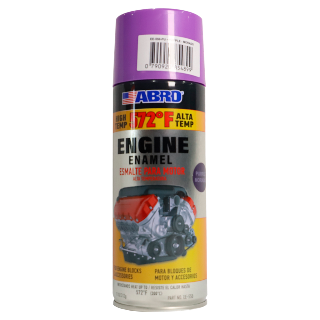 Pintura en spray para motor abro ee-550 morado