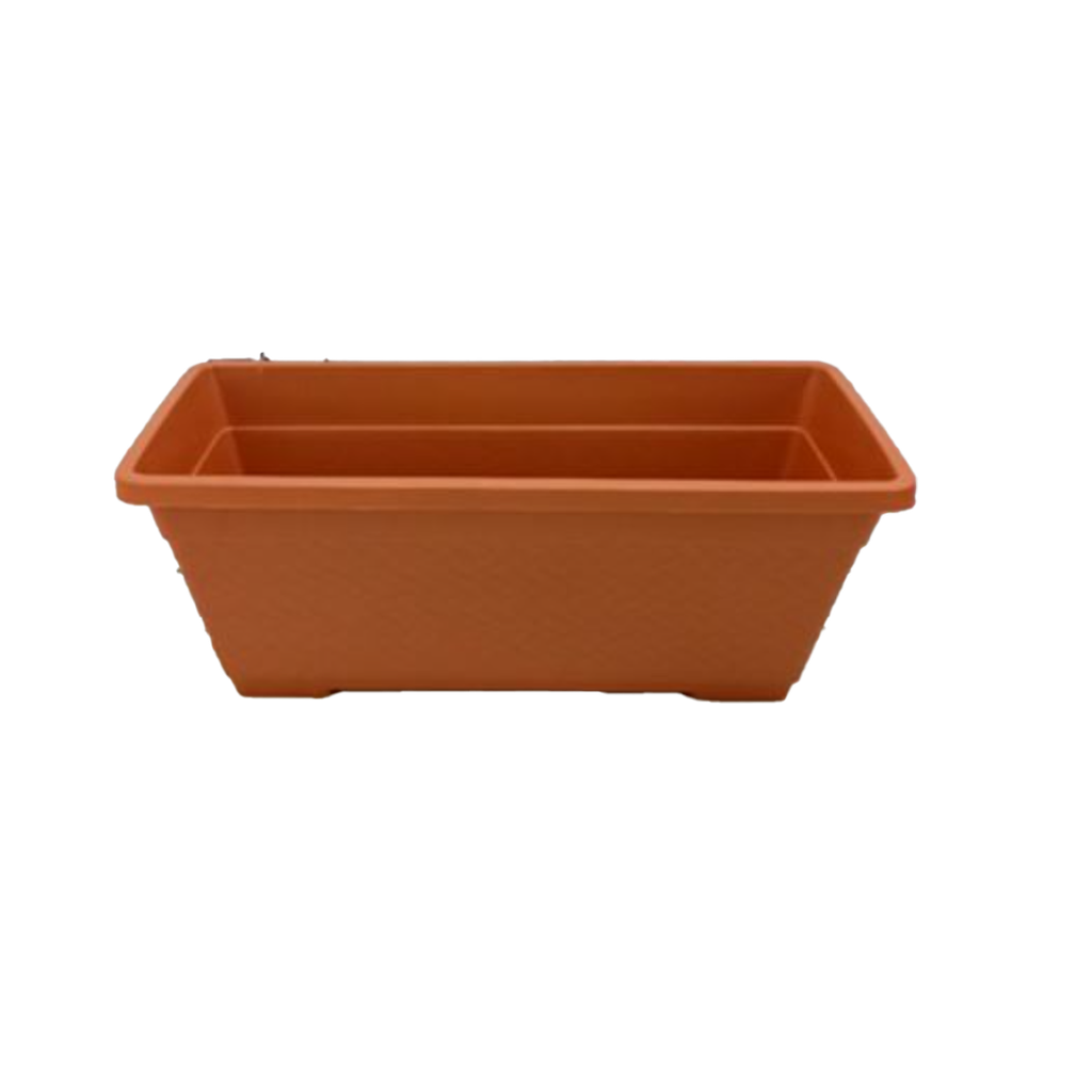 Macetera plastica rectangular 34x16x12cm mega 1695