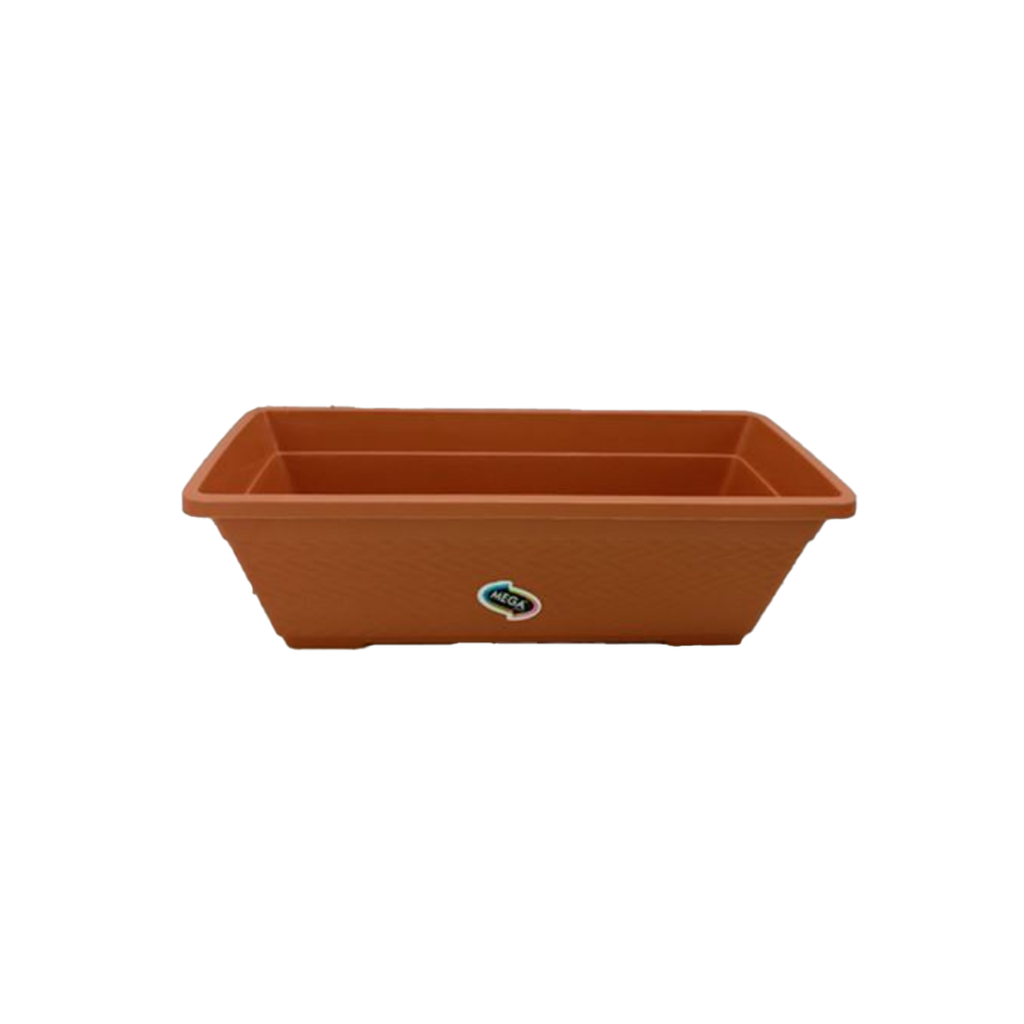 Macetera plastica rectangular 44x19x13cm mega 1694t