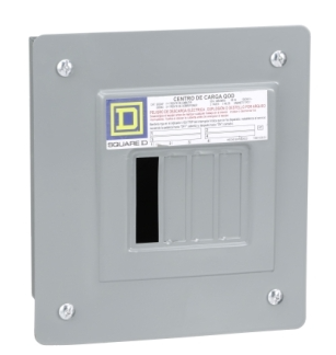 Panel electrico 4-f 60a square d qod4f gris