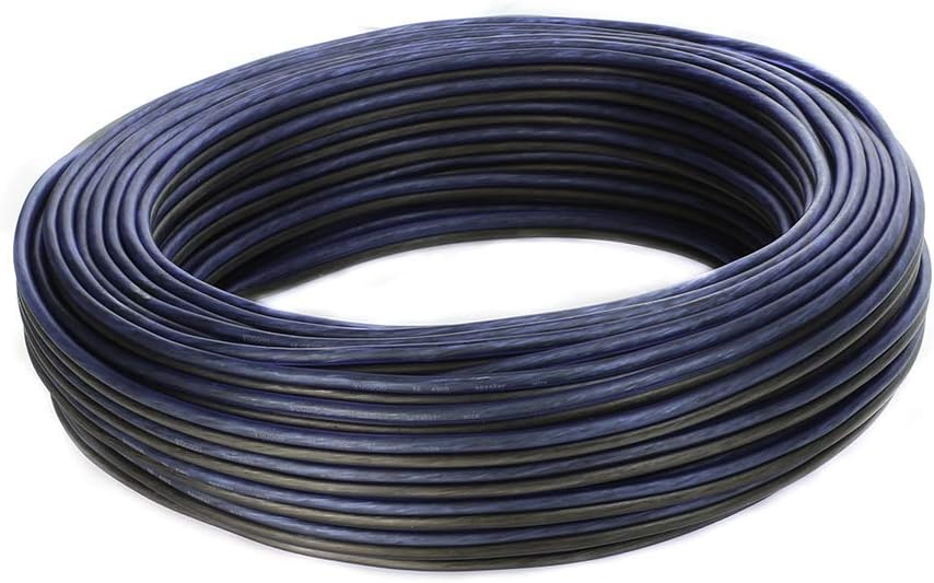 Cable electrico 12 awg 7h thhn azul 328'  phelps dodge