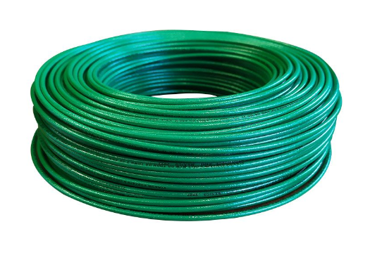 Cable electrico 14 awg 7h thhn verde bob phelps dodge