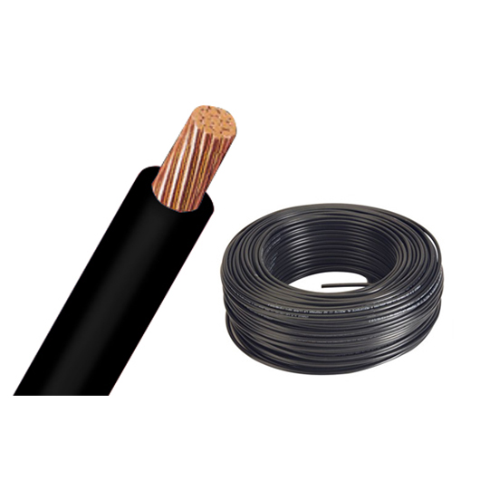 Cable electrico 16 awg tffn negro phelps dodge