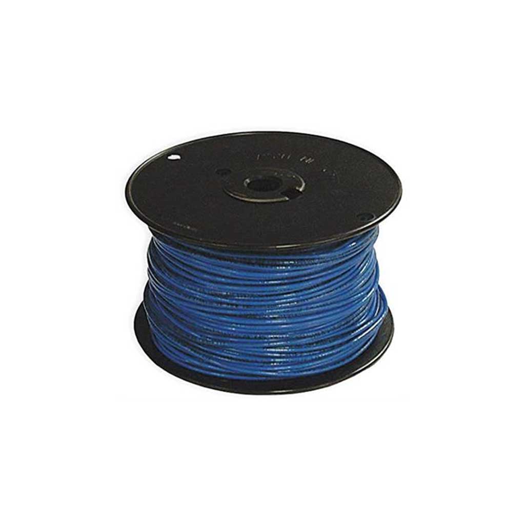 Cable electrico 2 awg 19h thhn azul phelp dodge