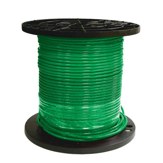 Cable electrico 2 awg 19h thhn verde phelp dodge