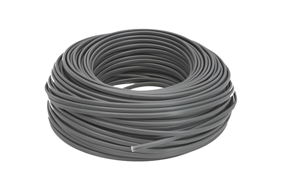 Cable electrico 2x14 awg nm-b phelps dodge gris