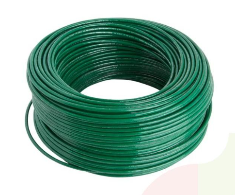 Cable electrico 6 awg 7h thhn verde phelps