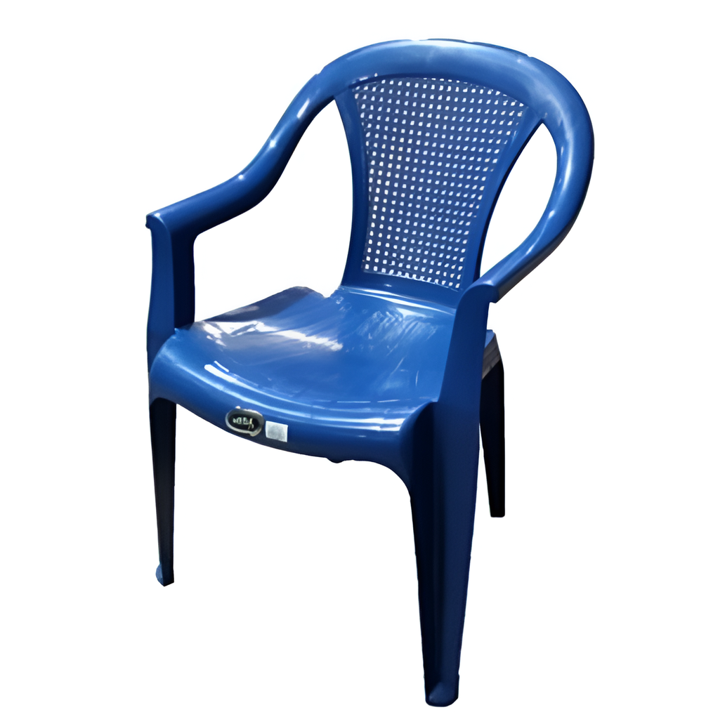 Silla plastica con brazo turin mega 1399 azul