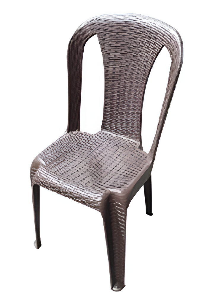 Silla plastica sin brazo roma mega 1545 café