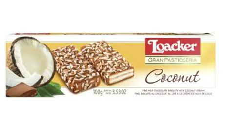 Galletas loacker 100g coconut 10376