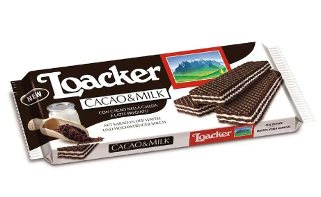 Galletas loacker 175g cocoa+milk 13520