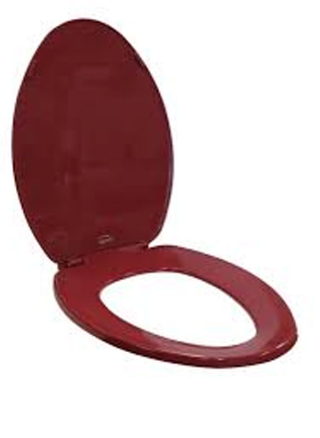 Asiento Sanitario Elong Plastico 23576 Rojo Vino