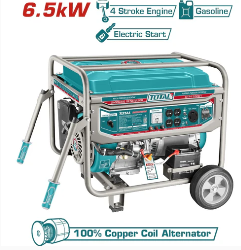 Generador Electrico 6500W 13Hp Total Tp155001