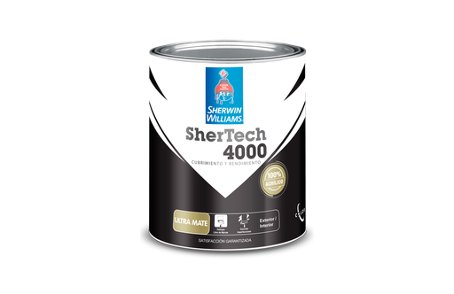 [104396] Base para cubrimiento y rendimiento para cielo raso 1-galon sherwin williams shertech 4000 blanco