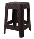 Banco plastico rattan mega 1955 cafe cocoa