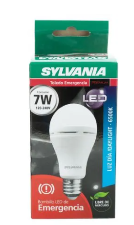 [109606] Bombillo led 7w e27 3000k sylvania p27618