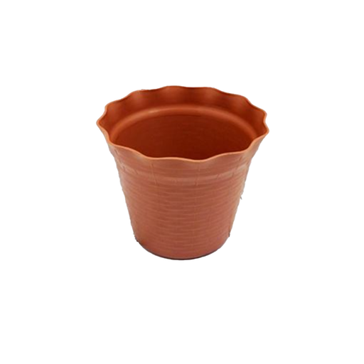 [128870] Macetera plastica redondo 10x8.5cm meg 1703 terracota