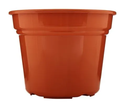 Macetera plastica redondo 13x11cm meg 1327 terracota