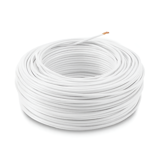 [78251] Cable electrico 18 awg tffn blanco phelps dodge