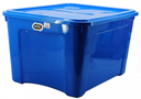 Caja plastica 18-gln con tapa ultrab 1552 azul