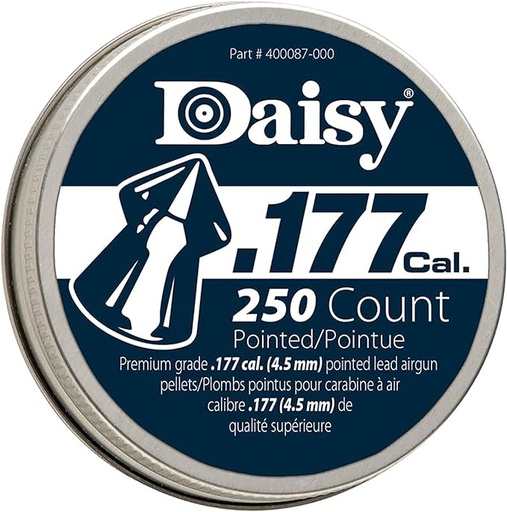 [40791] Copas para rifle 250pc .177 cal daisy 7777