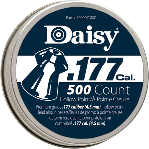 [104498] Copas para rifle 500pc .177 cal daisy 7780