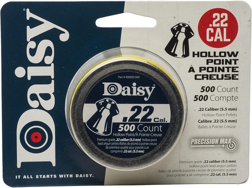 [128209] Copas para rifle 500pc .22 cal daisy 987785