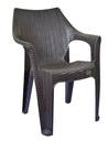 Silla plastica con brazo rattan mega 1976 coco