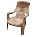 Silla plastico con brazo relax mega cafe madera