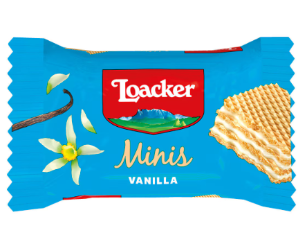 [109195] Galletas loacker 10g minis vainilla 10070
