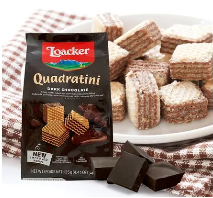 [89491] Galletas loacker 125g quadratini chocolate osc 10598