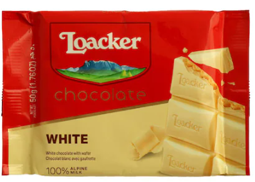 [129185] Galletas loacker 50g chocolate white 13682