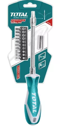 [109903] Desarmador Tipo Cubo 12Pc Total Tht250Fl120