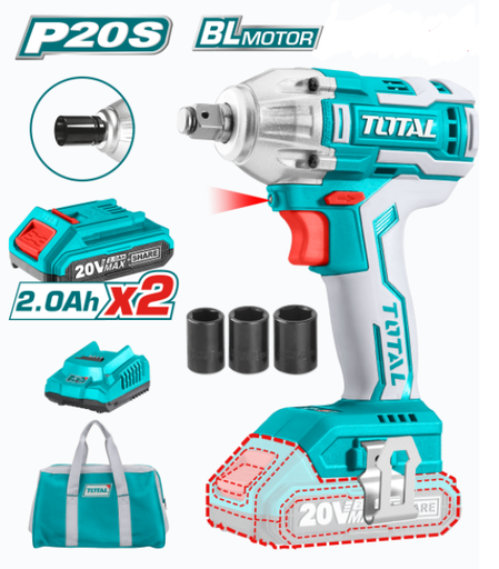 [142403] Pistola De Impacto 20V 1/2" 220N 2B 2A Total