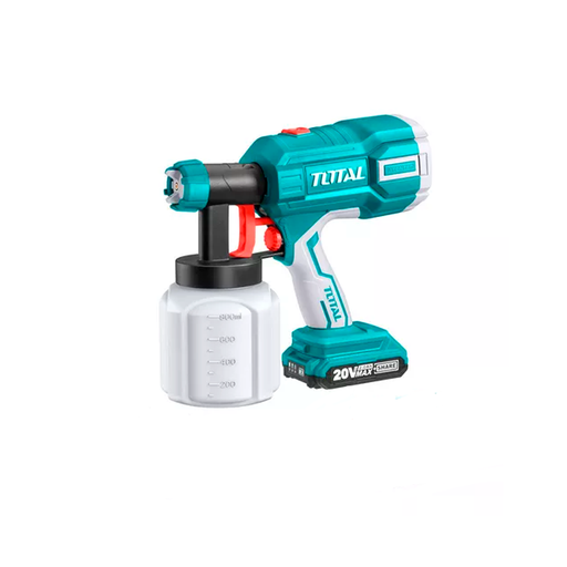 [130465] Pistola Para Pintar Inalambrica 20V Con Bateria Tota 406