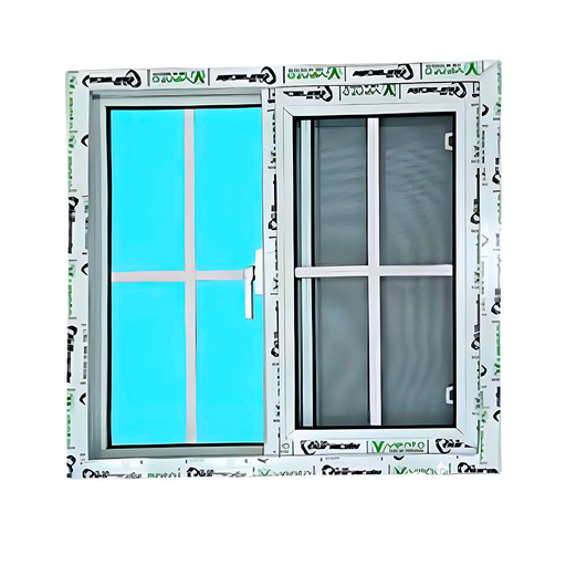 [116342] Ventana Corrediza Upvc Cuadriculado 0.6X0.6M S58