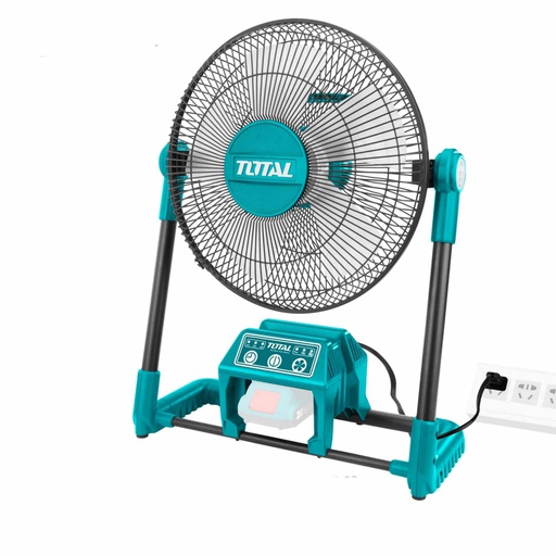 [109414] Ventilador De Piso Inalambrico 13" 3-Vel Sin Bateria 20V Total