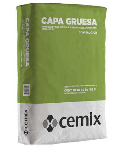 [144511] Adhesivo/Nivelante Capa Gruesa Cemix