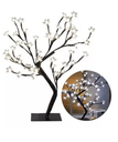 Arbol De Navidad 1.5' 36Led Con Flores Blancas Cal