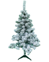 Arbol De Navidad 5' 565T Base De Metal Con Nieve