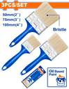 Brocha Para Pintar 3Pc Mango Plastico 2"-3-4" 1932